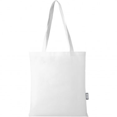 Logo trade promotional giveaways image of: Zeus GRS recycled non-woven convention tote bag 6L