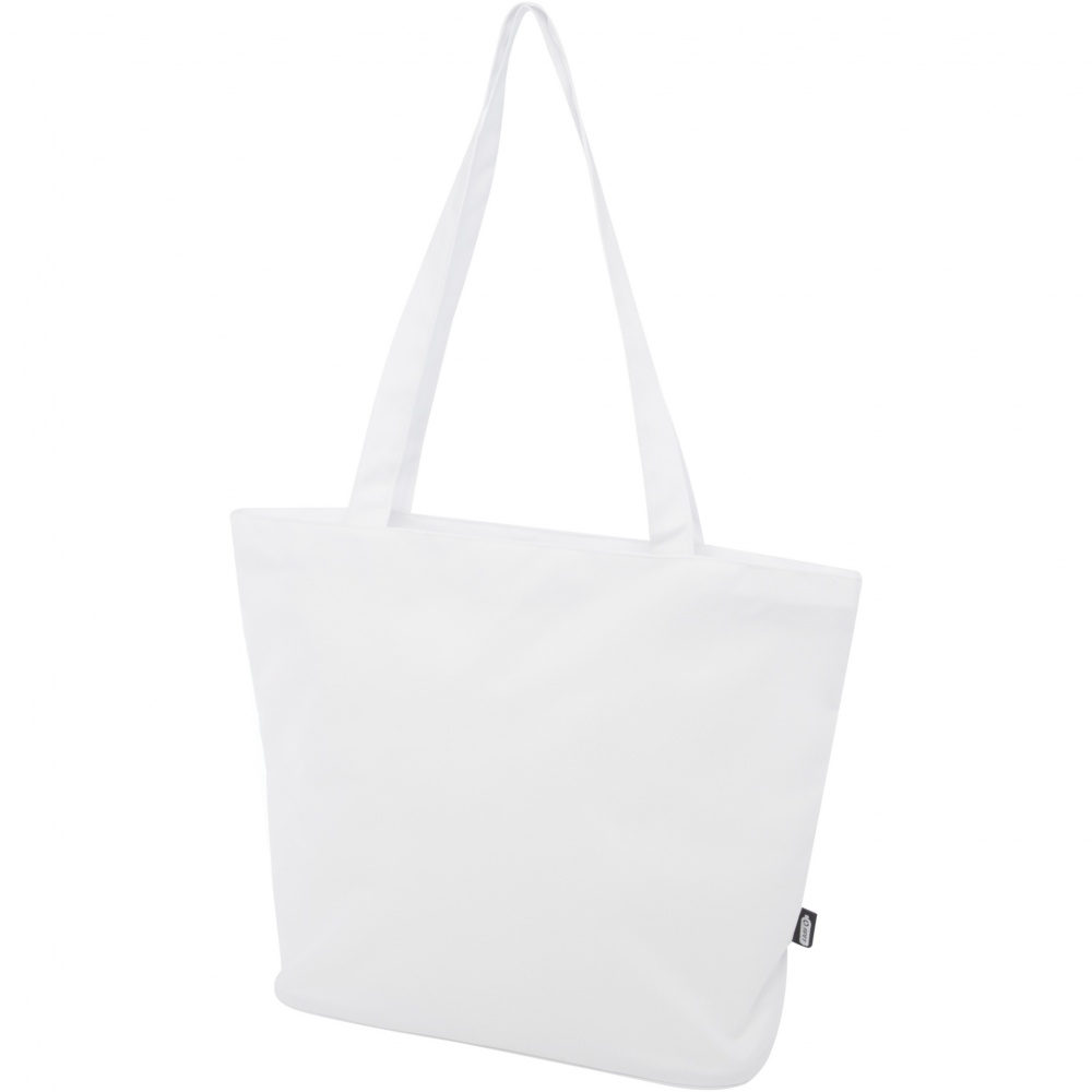 Logotrade promotional gift image of: Panama GRS recycled zippered tote bag 20L