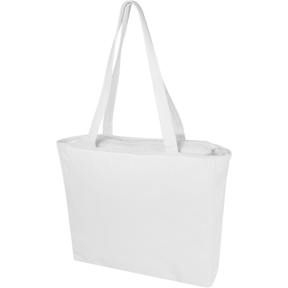 Logo trade promotional products image of: Weekender 500 g/m² Aware™ recycled tote bag