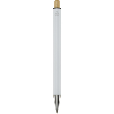 Logotrade promotional giveaway picture of: Cyrus recycled aluminium ballpoint pen (black ink)