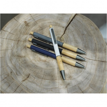 Logo trade corporate gifts image of: Darius recycled aluminium ballpoint pen