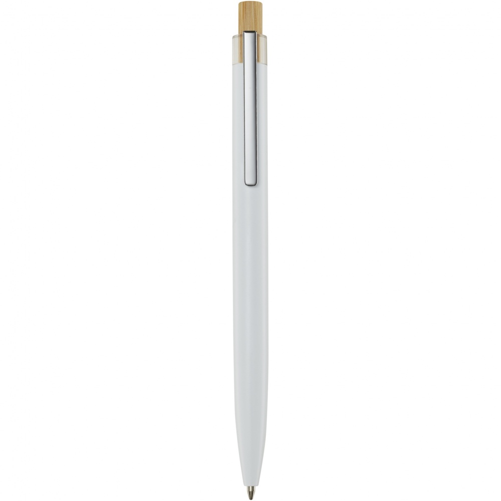 Logo trade promotional items picture of: Nooshin recycled aluminium ballpoint pen  (blue ink)