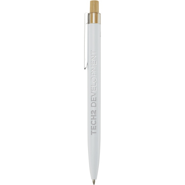 Logo trade promotional gifts picture of: Nooshin recycled aluminium ballpoint pen (black ink)