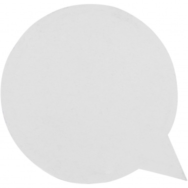Logotrade business gift image of: Sticky-Mate® speech bubble-shaped recycled sticky notes