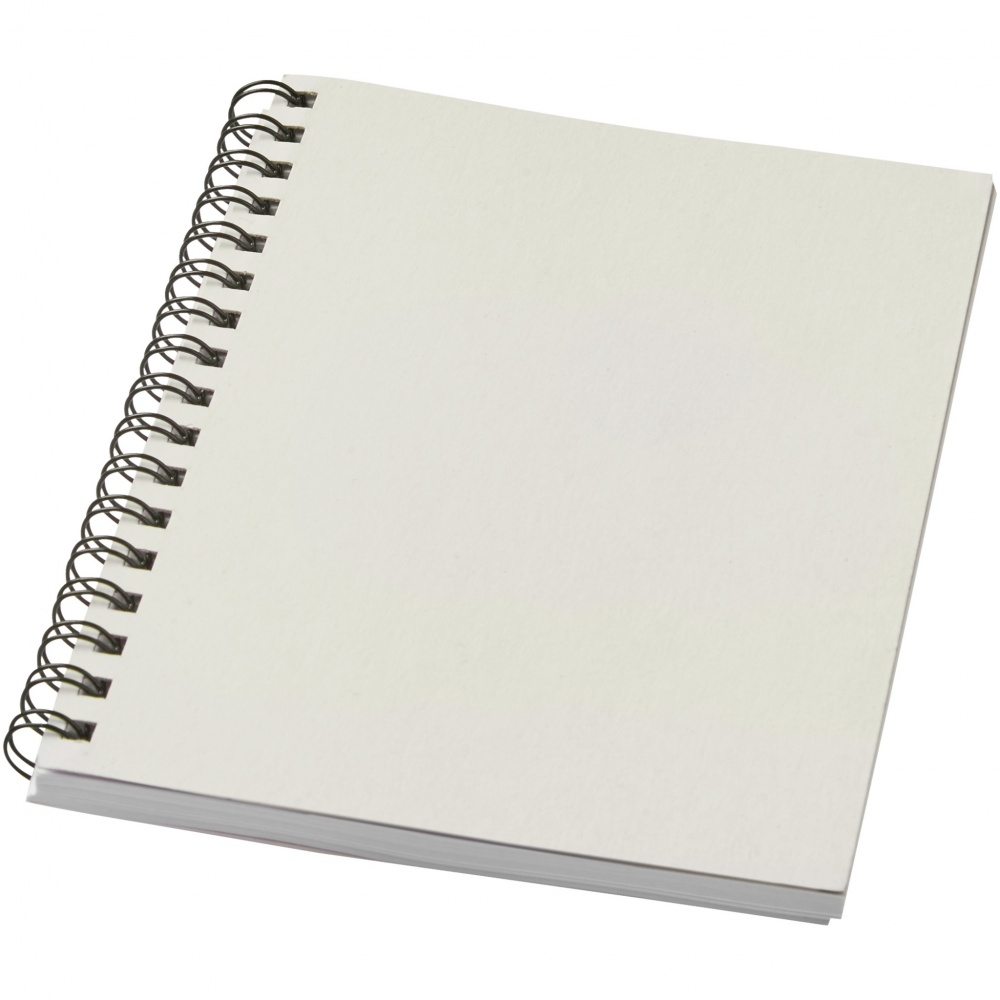 Logo trade advertising product photo of: Desk-Mate® A6 colour spiral notebook