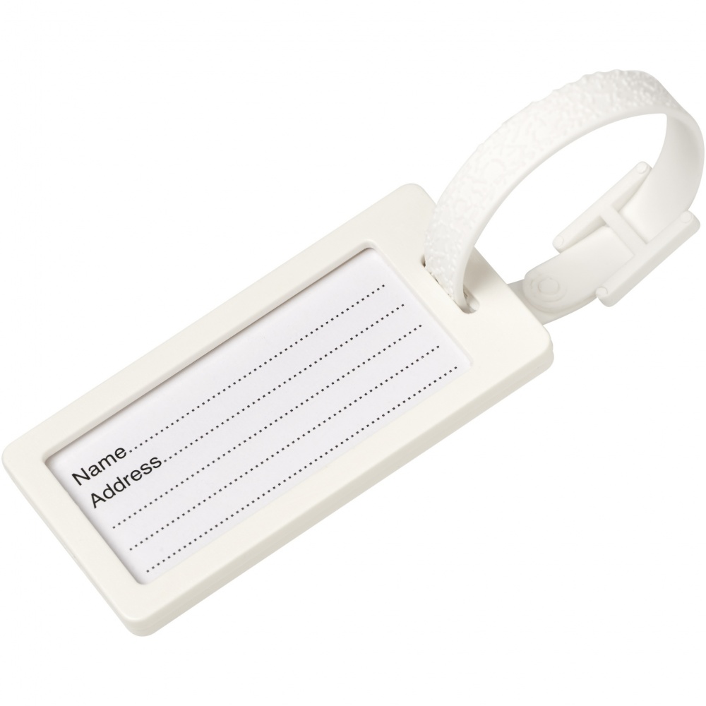 Logotrade promotional product image of: River recycled window luggage tag