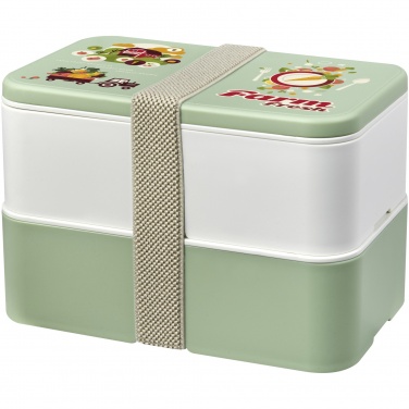 Logo trade promotional items picture of: MIYO Renew double layer lunch box