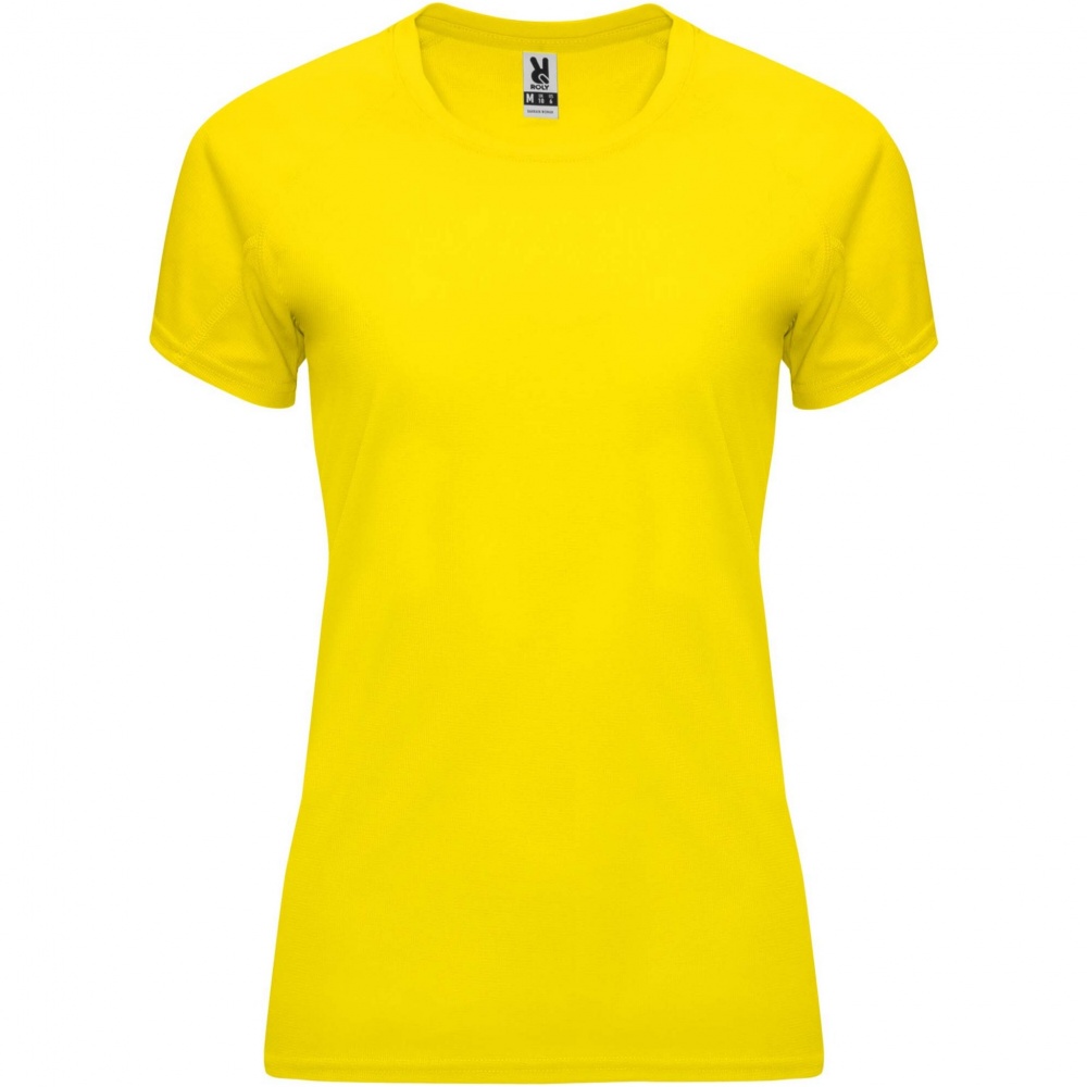 Logo trade corporate gifts image of: Bahrain short sleeve women's sports t-shirt