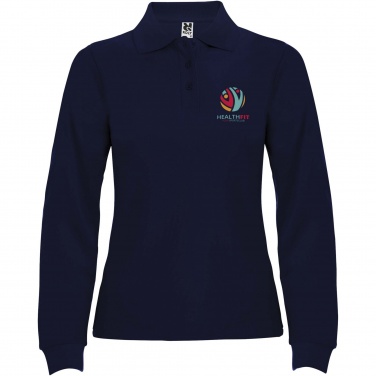 Logo trade corporate gift photo of: Estrella long sleeve women's polo