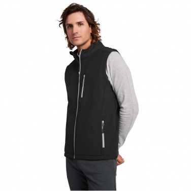 Logo trade promotional giveaway photo of: Nevada unisex softshell bodywarmer