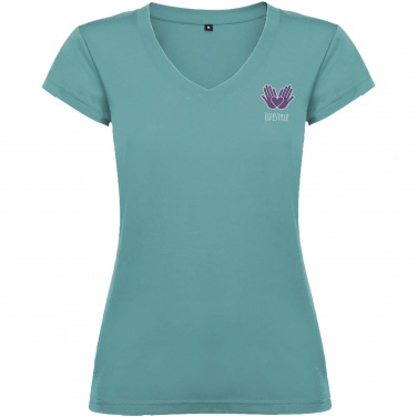 Logotrade promotional merchandise photo of: Victoria short sleeve women's v-neck t-shirt