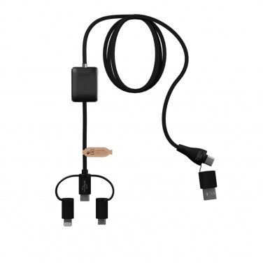 Logo trade corporate gifts picture of: SCX.design C48 CarPlay 5-in-1 charging cable 
