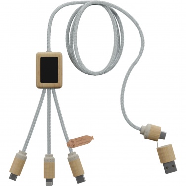 Logo trade promotional products picture of: SCX.design C49 5-in-1 charging cable