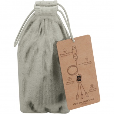 Logo trade promotional giveaway photo of: SCX.design C49 5-in-1 charging cable