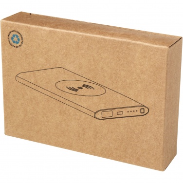 Logotrade promotional merchandise picture of: Juice 4000 mAh Type-C recycled aluminium wireless power bank 