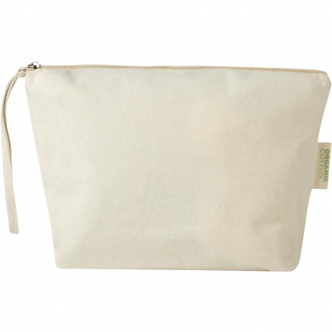 Logotrade promotional item image of: Orissa 180 g/m² organic large accessory pouch 3L