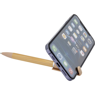 Logo trade promotional giveaway photo of: Delfina phone holder pen