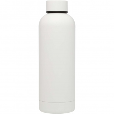 Logo trade promotional merchandise image of: Spring 500 ml RCS certified recycled stainless steel copper vacuum insulated bottle