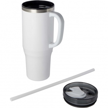 Logo trade advertising products image of: Melbourne 1200 ml RCS certified insulated tumbler with straw
