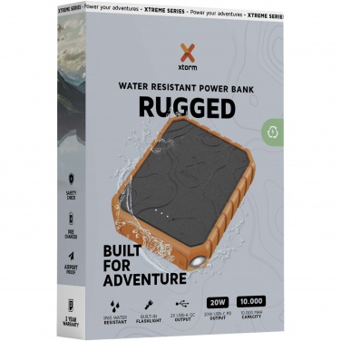 Logotrade promotional giveaway picture of: Xtorm XR201 Xtreme 10.000 mAh 20W QC3.0 waterproof rugged power bank with torch