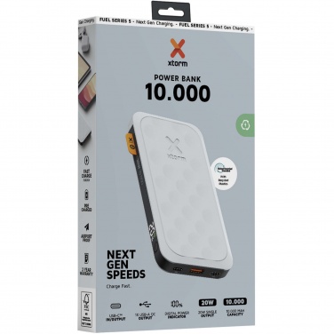 Logo trade promotional gifts image of: Xtorm FS510 Fuel Series 10.000 mAh 20W power bank