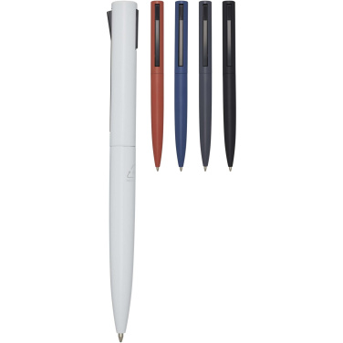 Logo trade business gift photo of: Juana recycled aluminium ballpoint pen