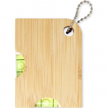 Logo trade promotional merchandise photo of: Levo bamboo bottle opener with level 