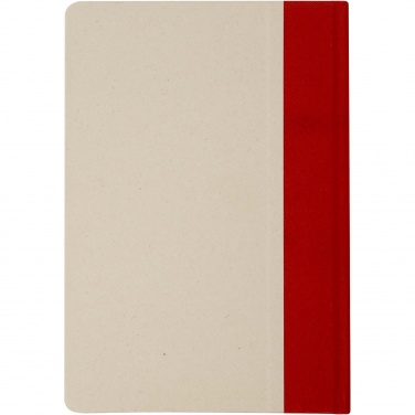 Logo trade promotional giveaways picture of: Liliana A5 sugar cane plastic hard cover notebook