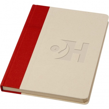 Logo trade promotional giveaways image of: Liliana A5 sugar cane plastic hard cover notebook