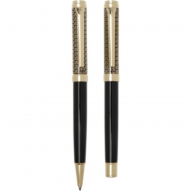 Logo trade promotional giveaways picture of: Legato ballpoint and rollerball pen set