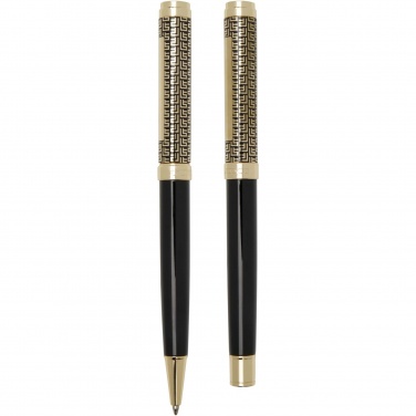 Logo trade promotional product photo of: Legato ballpoint and rollerball pen set