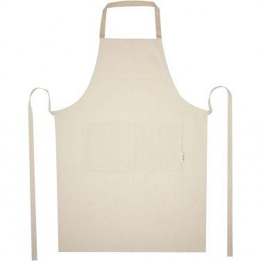 Logo trade business gifts image of: Nia 200 g/m² recycled cotton apron