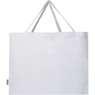 Logo trade promotional item photo of: Odessa 220 g/m² GRS recycled cotton large tote bag