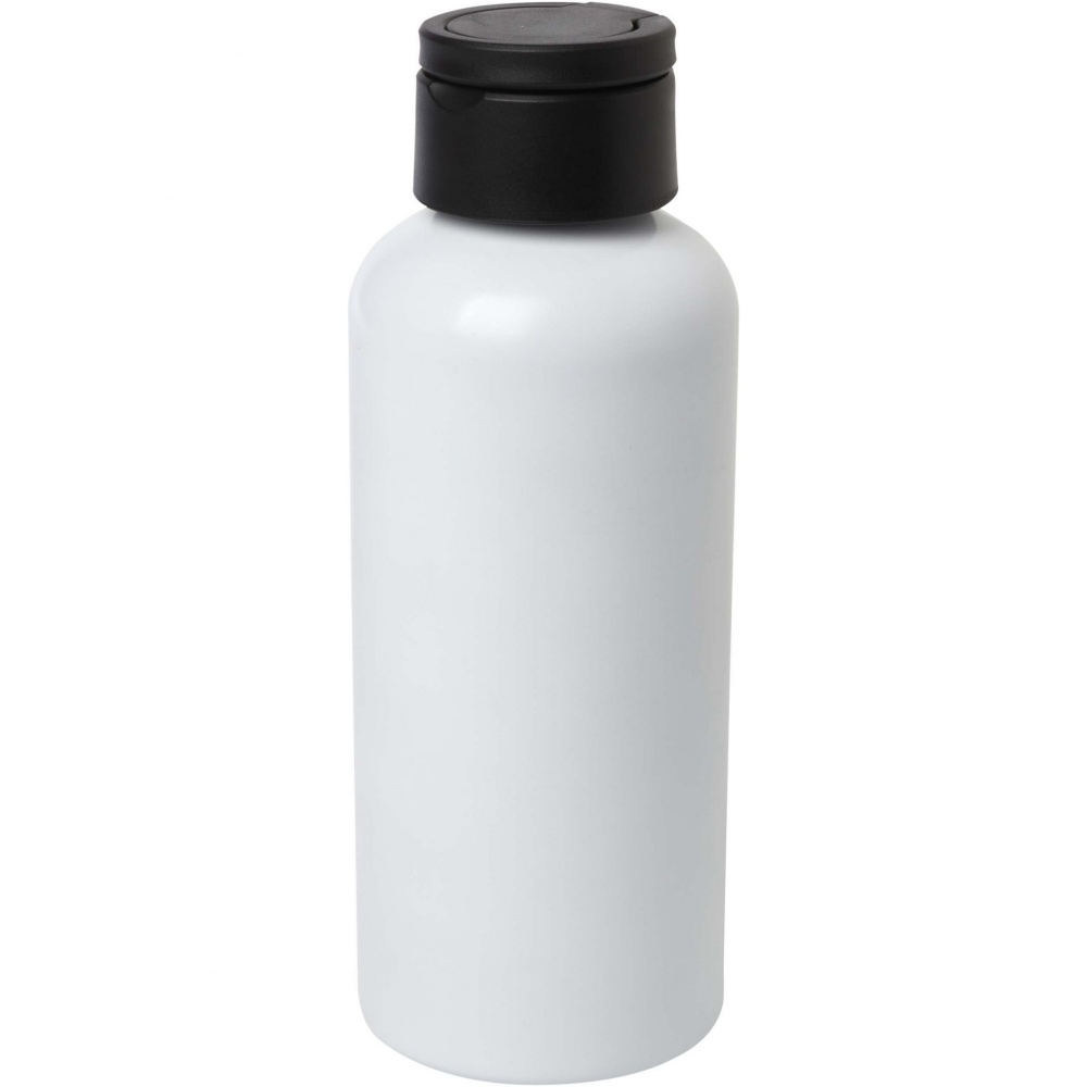 Logo trade advertising products image of: Trinity 600 ml RCS certified recycled aluminium water bottle with RPET lid