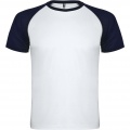 Indianapolis short sleeve kids sports t-shirt, White / Navy Blue