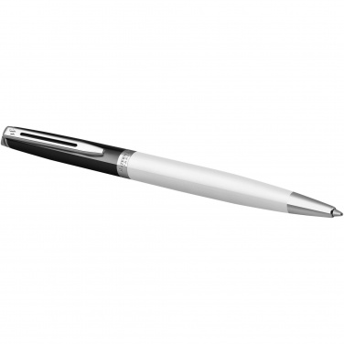 Logotrade promotional merchandise image of: Hemisphere colour blocking ballpoint pen with palladium trim