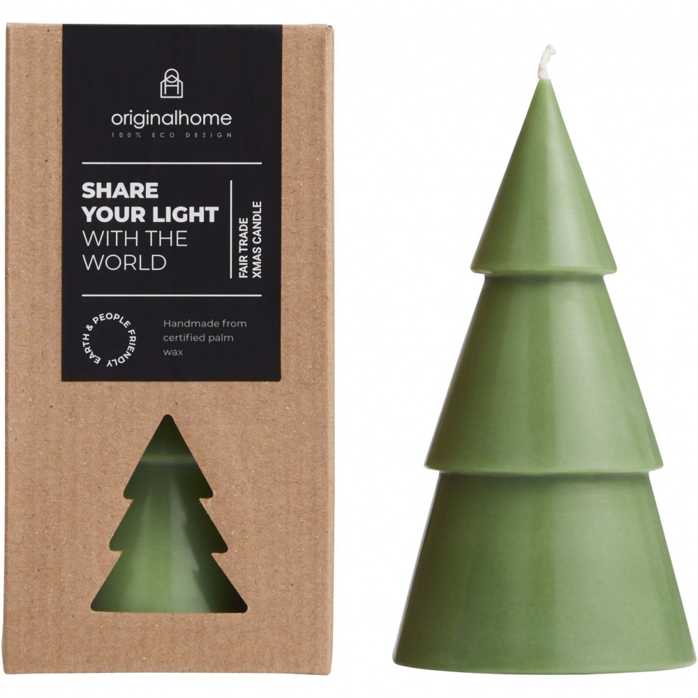 Logo trade promotional product photo of: Originalhome Xmas tree candle - L