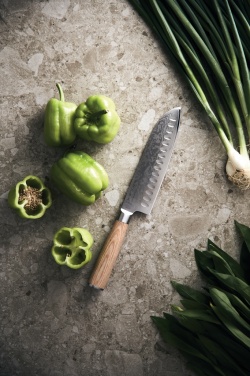 Logotrade promotional gift picture of: VINGA Hattasan Damascus Santoku knife