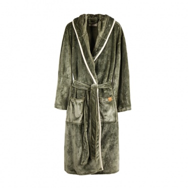 Logotrade promotional item picture of: VINGA Louis luxury plush GRS RPET robe size S-M
