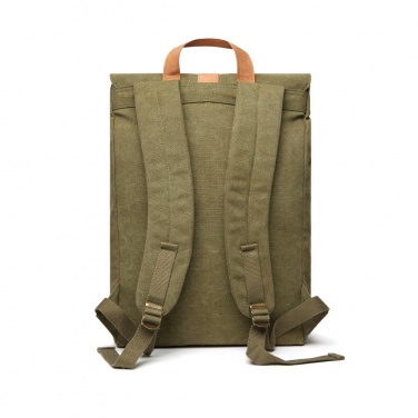 Logo trade promotional item photo of: VINGA Bosler backpack GRS recycled canvas