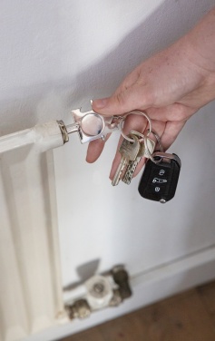 Logo trade corporate gift photo of: RCS recycled zinc alloy 3 in 1 keychain