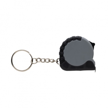 Logo trade business gift photo of: MeasureMate RCS reycled ABS 1 meter tape keychain