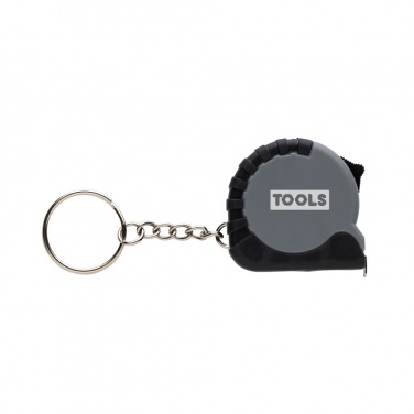 Logo trade corporate gift photo of: MeasureMate RCS reycled ABS 1 meter tape keychain