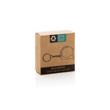 Logotrade promotional gifts photo of: MeasureMate RCS reycled ABS 1 meter tape keychain