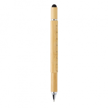 Logotrade promotional gift picture of: Bamboo 5-in-1 toolpen