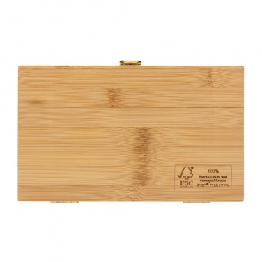 Logo trade promotional giveaways image of: Carvine 21 pcs bamboo tool set