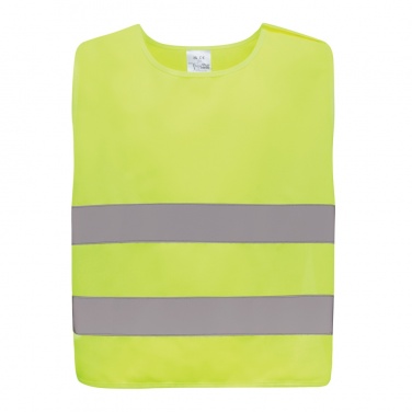Logo trade promotional items image of: GRS recycled PET high-visibility safety vest 7-12 years