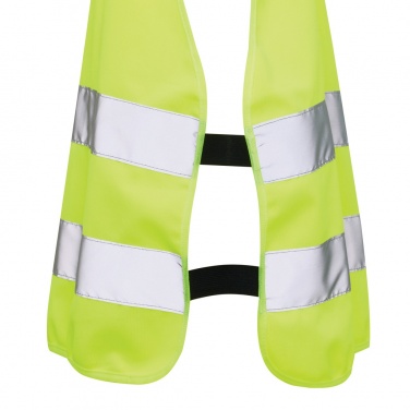 Logo trade promotional giveaways image of: GRS recycled PET high-visibility safety vest 7-12 years