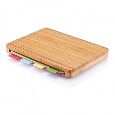 Logo trade corporate gifts picture of: Cutting board with 4pcs hygienic boards
