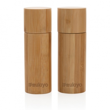Logotrade corporate gifts photo of: Ukiyo bamboo salt and pepper mill set